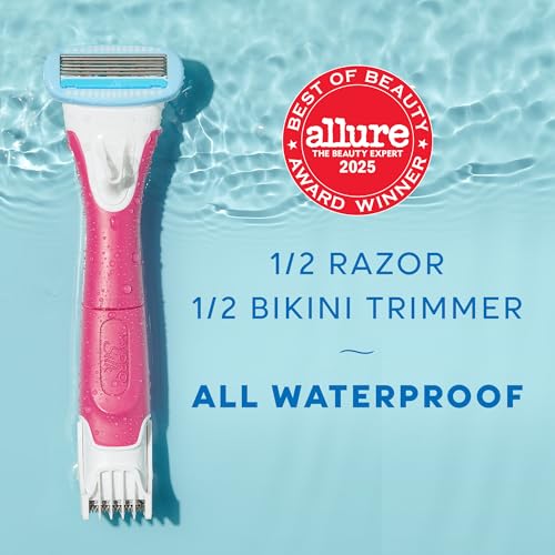 Schick Hydro Silk TrimStyle bikini-trimmer-length-settings customizable grooming.