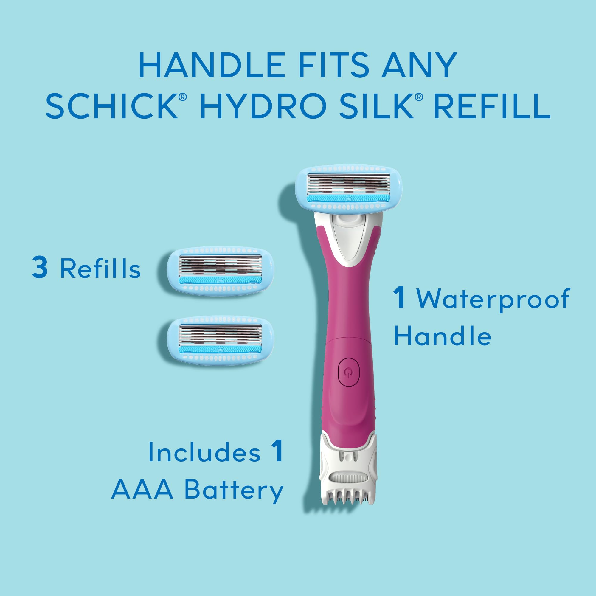 Schick Hydro Silk TrimStyle skin-guards prevent nicks and ingrown hairs.