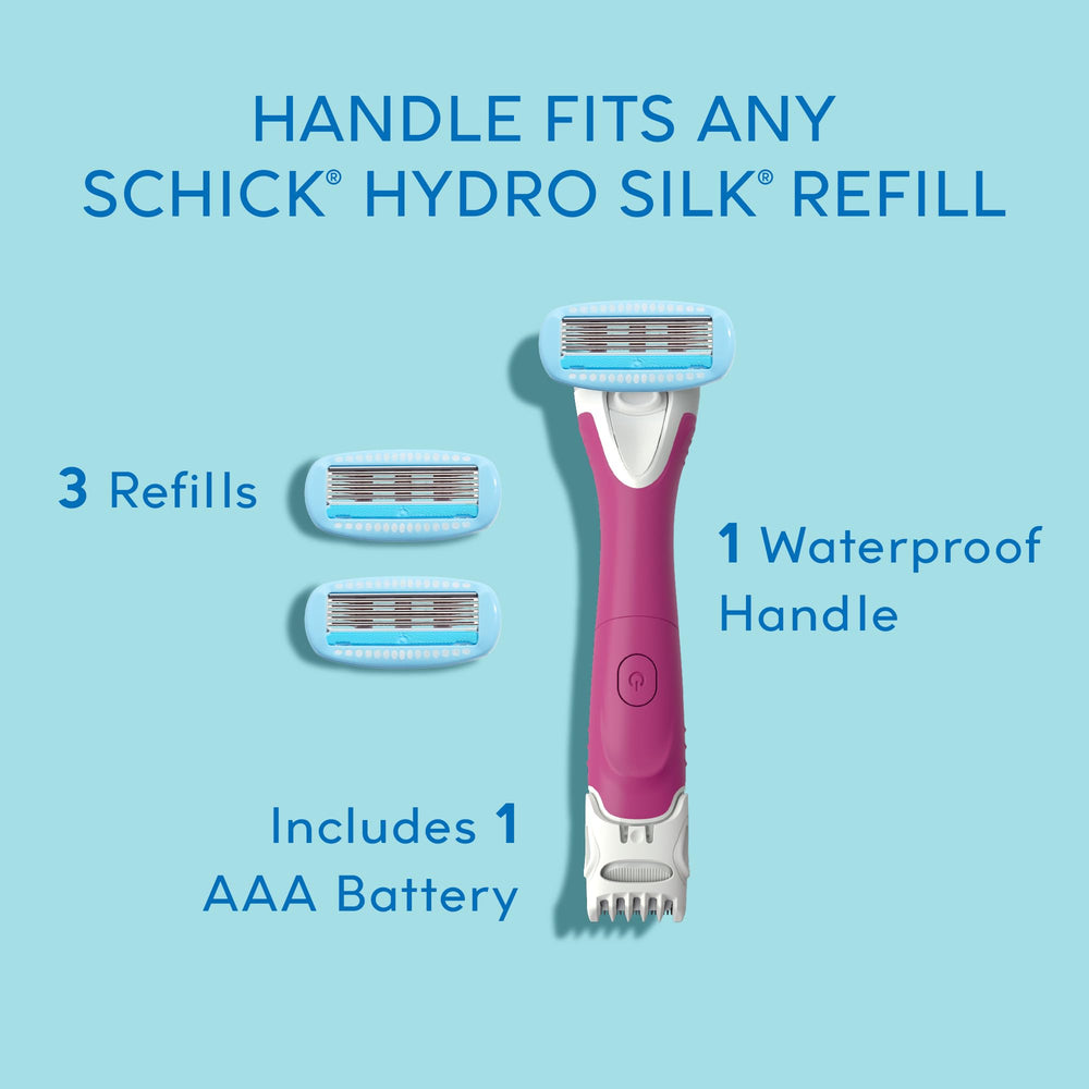 Schick Hydro Silk TrimStyle skin-guards prevent nicks and ingrown hairs.