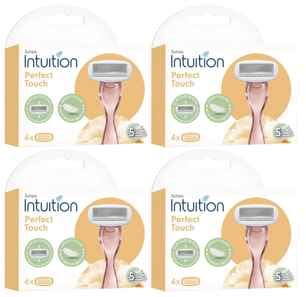 Schick Intuition 5-blade system closeup for close and comfortable shaves