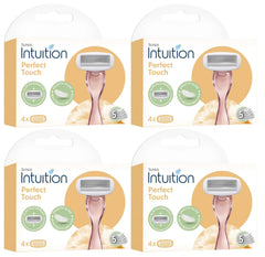 Schick Intuition 5-blade system closeup for close and comfortable shaves