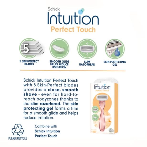 Schick Intuition easy replacement cartridges for quick blade changes