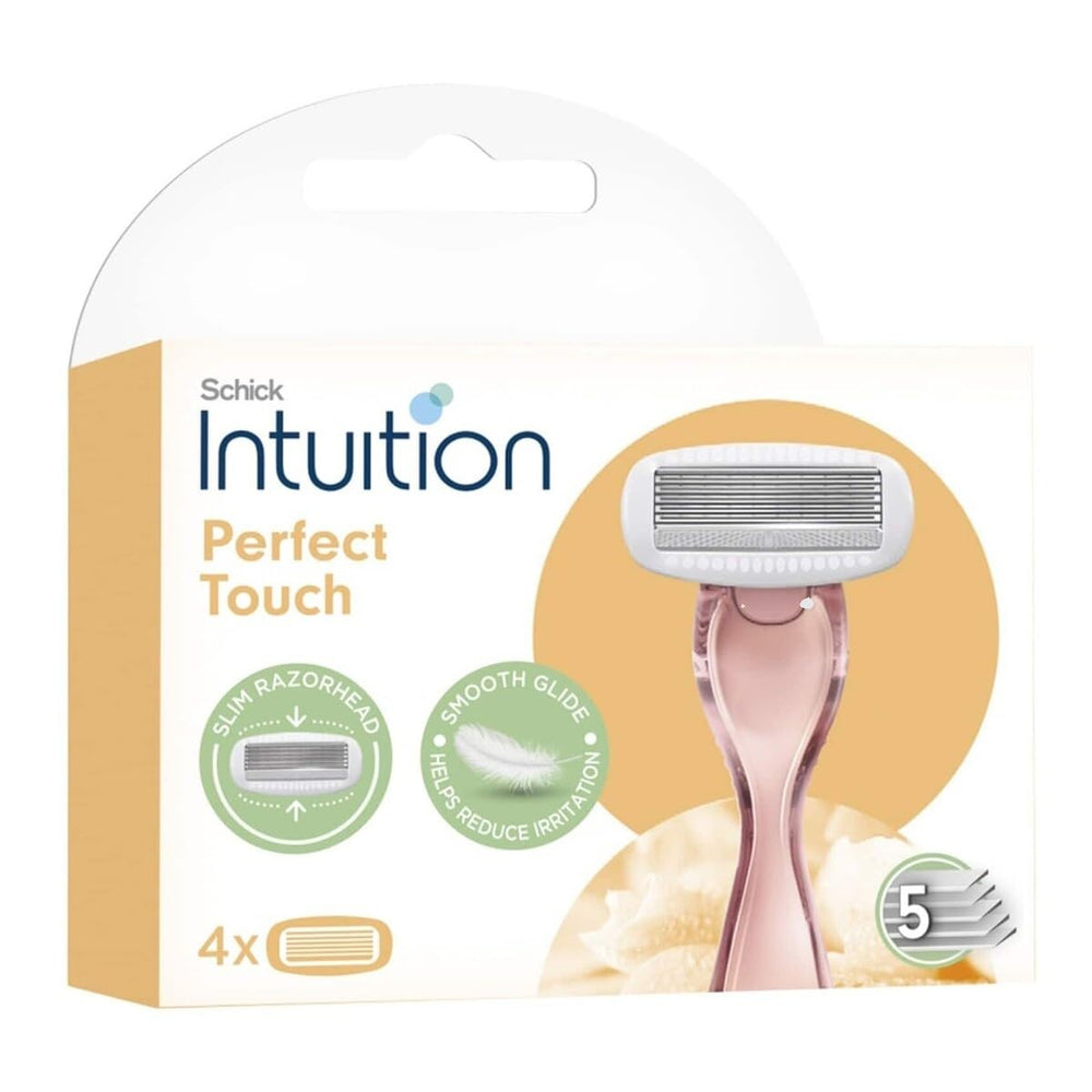 Schick Intuition smooth glide technology reduces irritation during shave