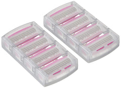 Pivoting head on Schick Quattro Women refill follows contours with precision