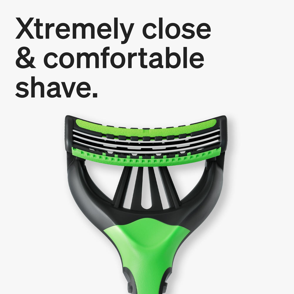 Schick Xtreme3 disposable pack 12-count for travel and on-the-go grooming.