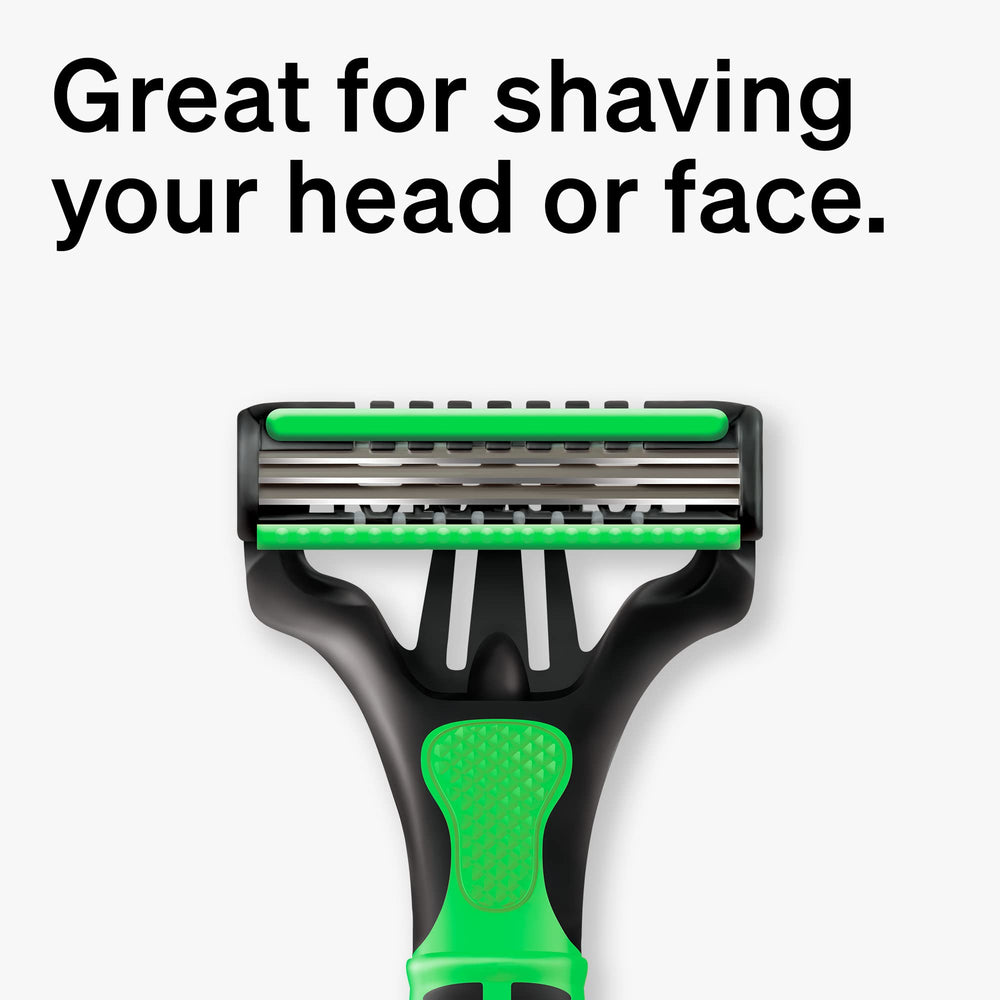 Schick Xtreme3 disposable razors in a three-pack for convenient grooming.