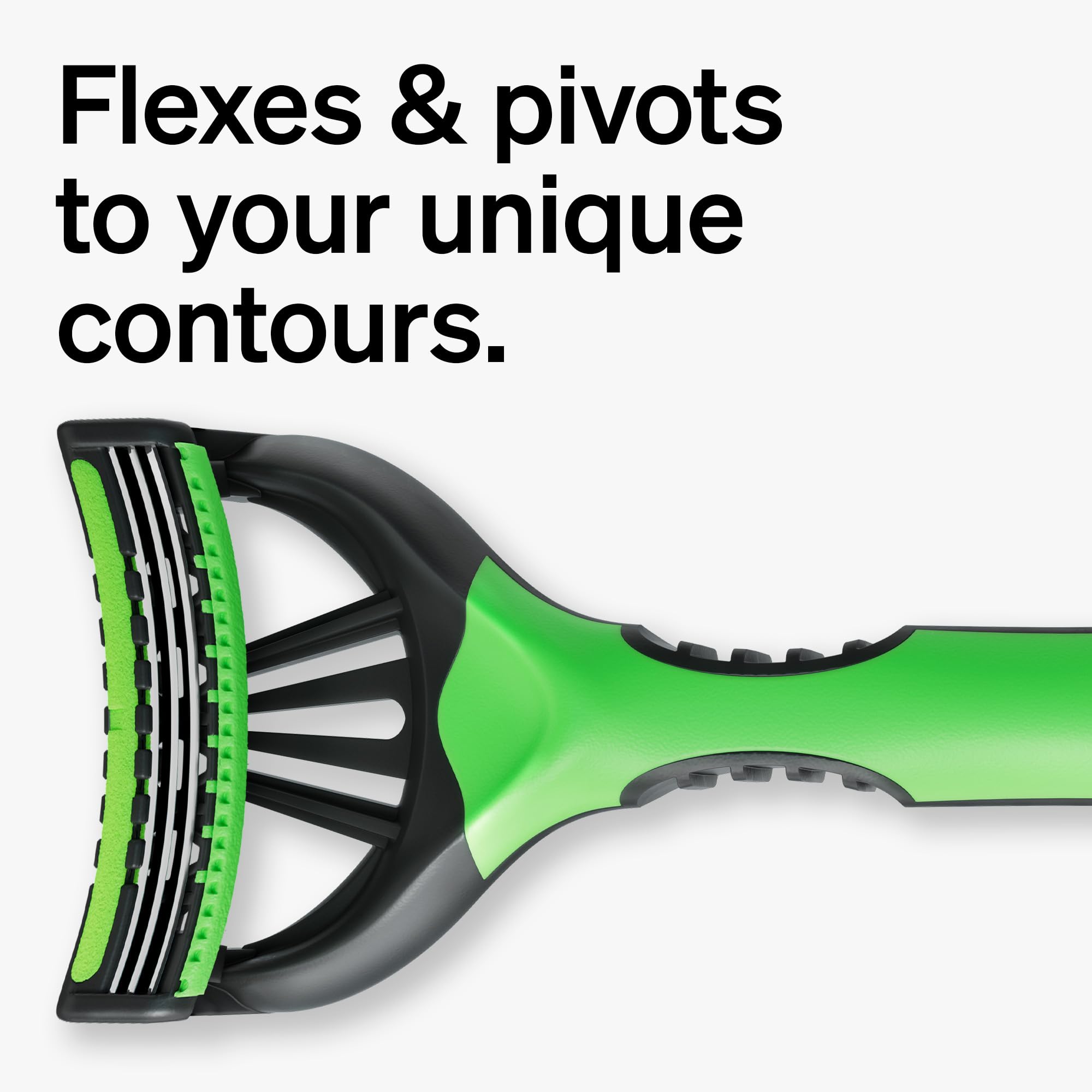 Schick Xtreme3 Sensitive razor ideal for head shaving and scalp contours.