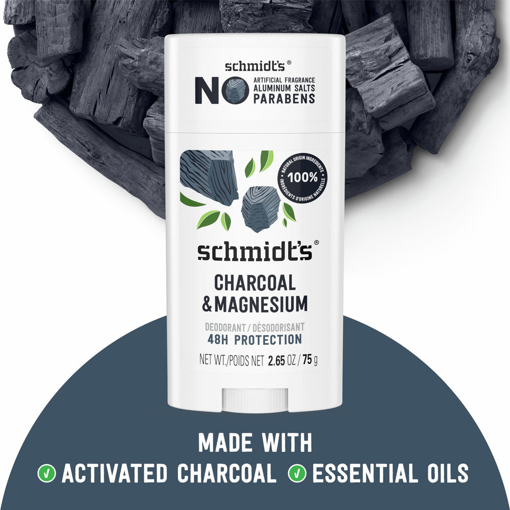 Schmidt's packaging box image underscoring vegan and cruelty-free credentials.