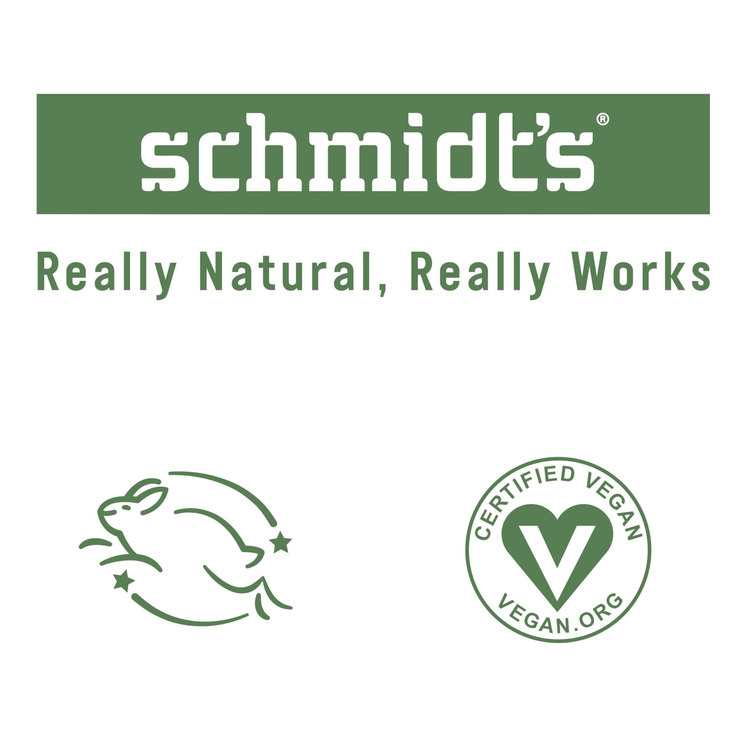 24-hour odor protection from Schmidt's Fresh Cucumber for active days