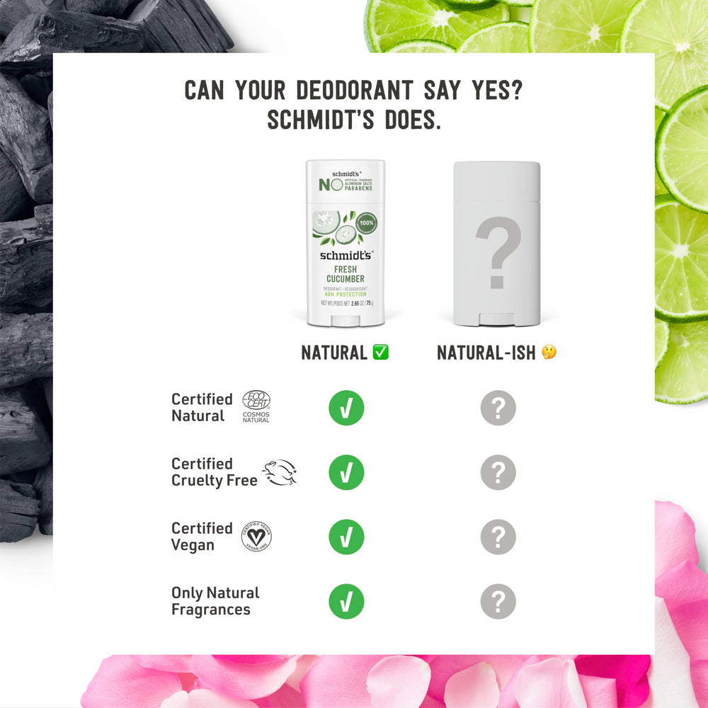 Schmidt's Fresh Cucumber packaging design highlights sustainable packaging