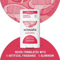 Schmidt's vegan cruelty-free label signals ethical, plant-based care.