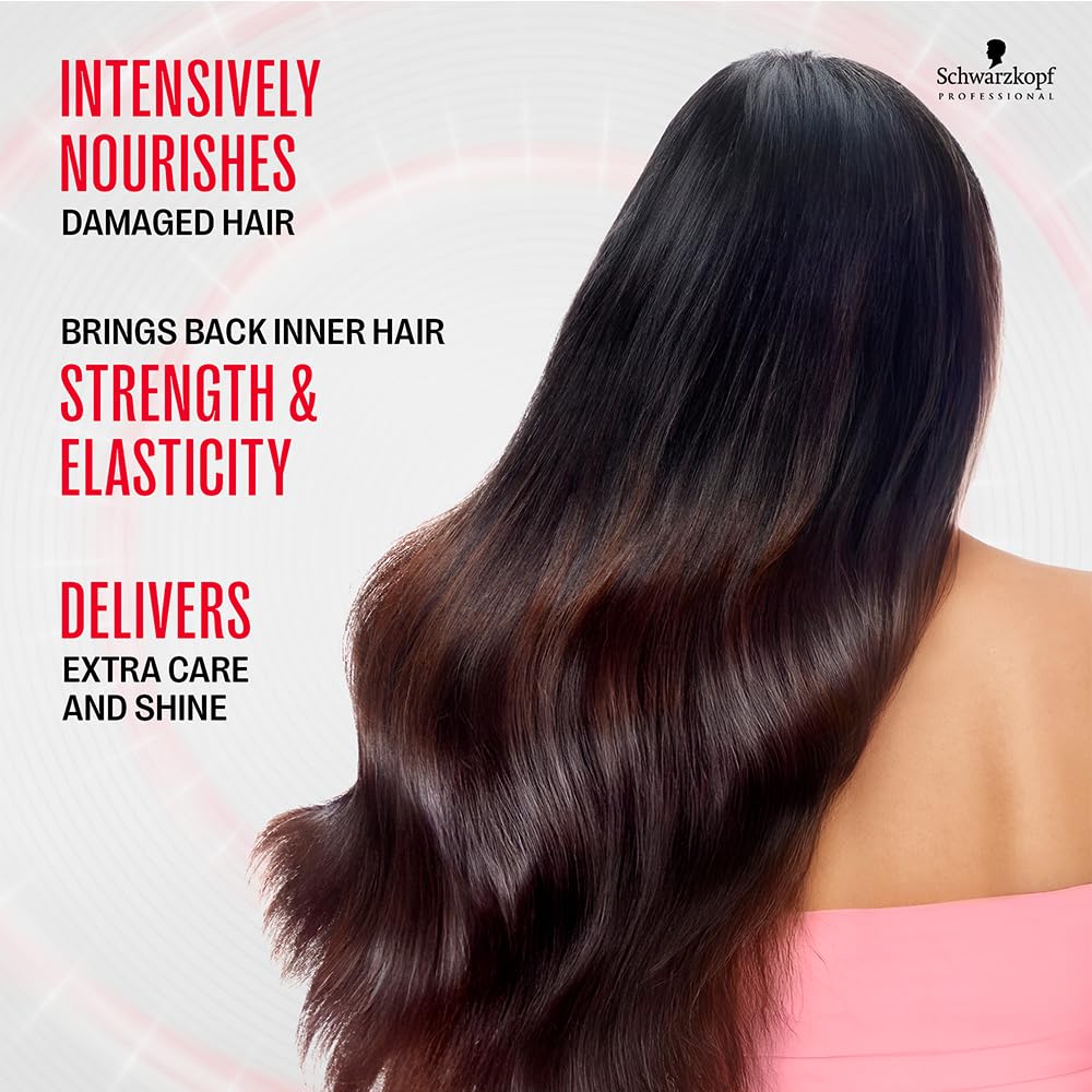 Schwarzkopf BC Peptide Repair Rescue in-use scene demonstrates easy application