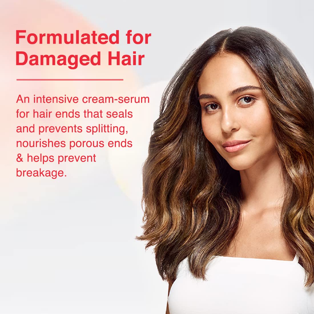 Bonacure Peptide Repair Sealed Ends dry-hair-ends image signals targeted nourishment.
