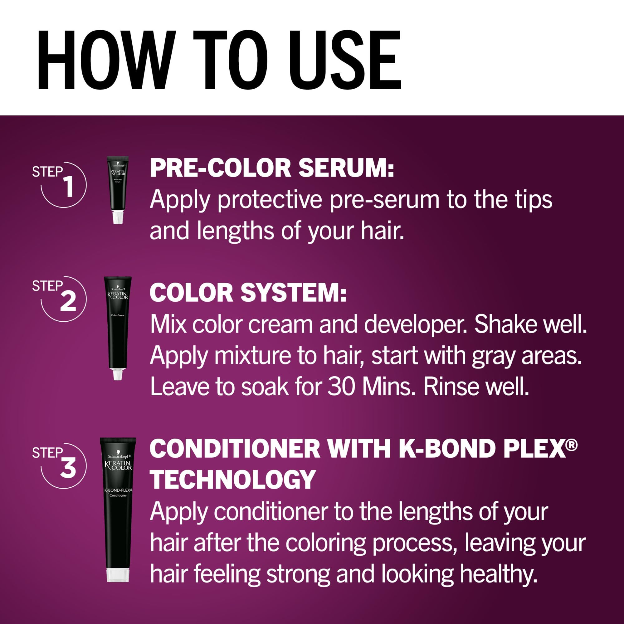 Schwarzkopf Bond Enforcing Conditioner tube highlights post-color care and color longevity.