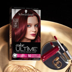 Schwarzkopf Color Ultime conditioner post-color care enhances lasting shine and softness.