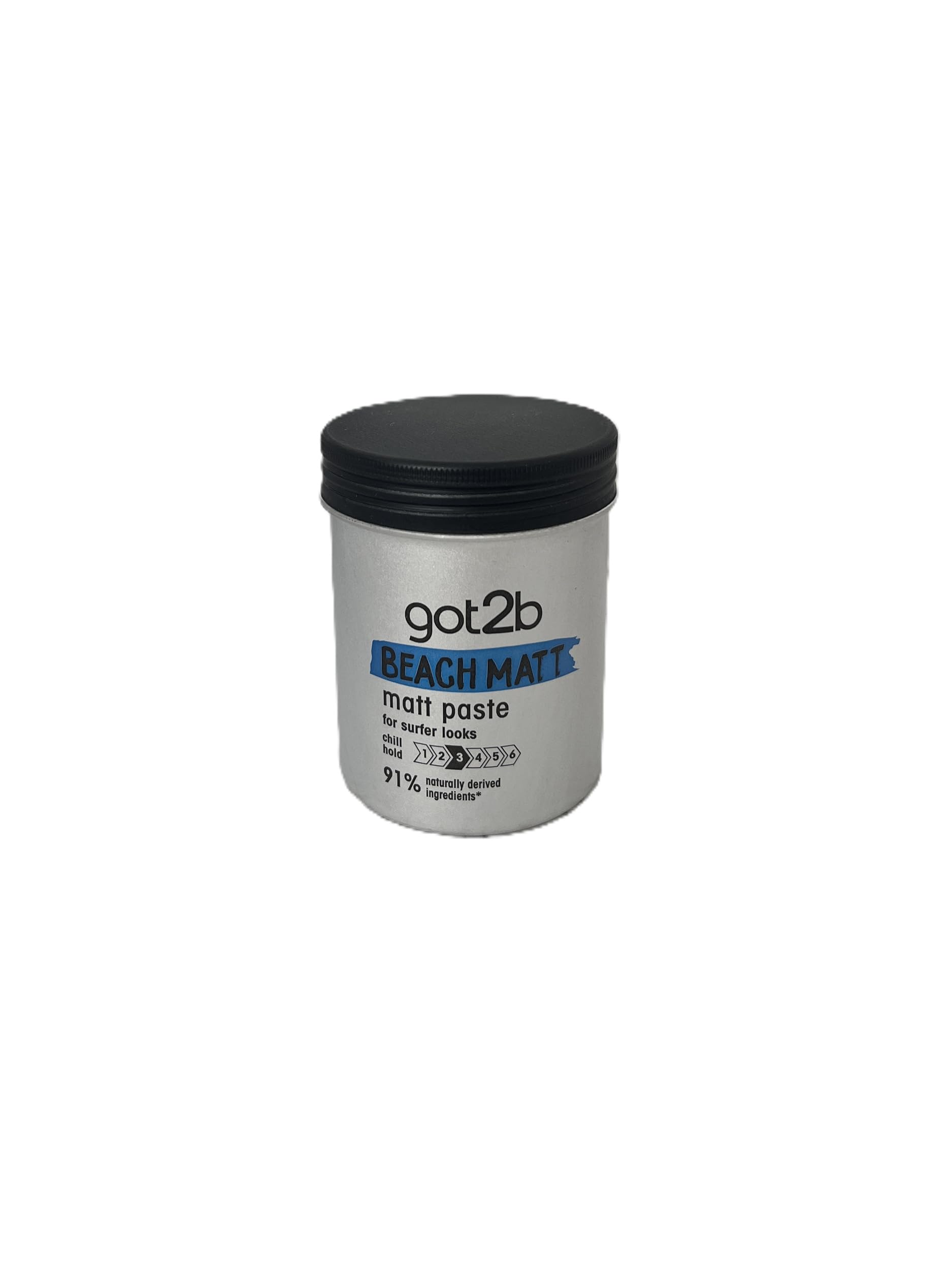 Schwarzkopf Got2b Beach Matt Paste application scene supports quick, mess-free styling.