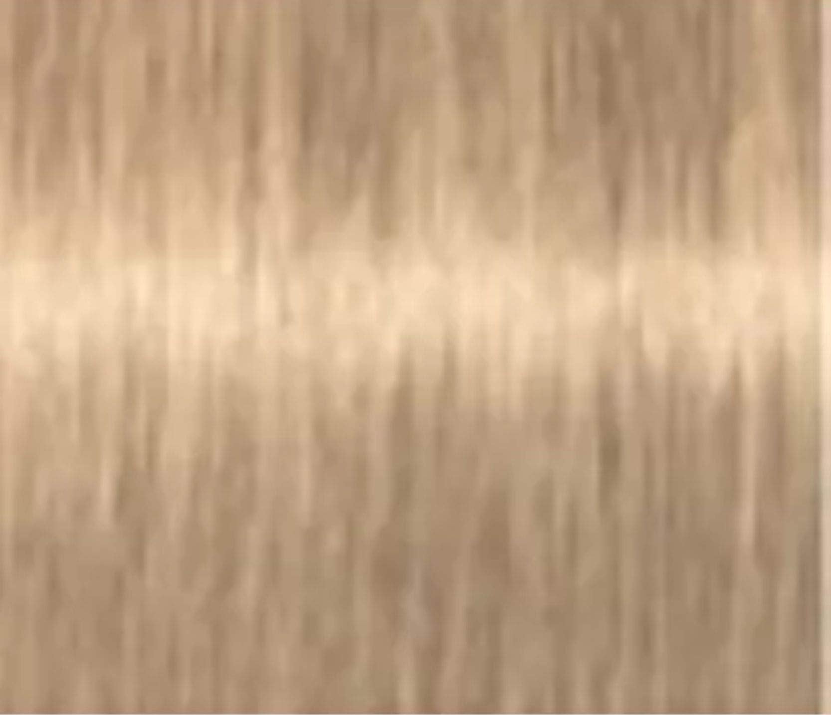 Schwarzkopf Igora Royal 9-00 finished-hair-swatch shows long-lasting blonde with shine
