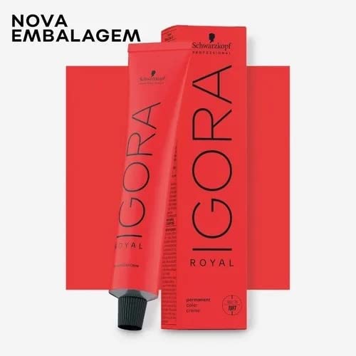 Schwarzkopf Igora Royal application setup demonstrates controlled mixing for even results.