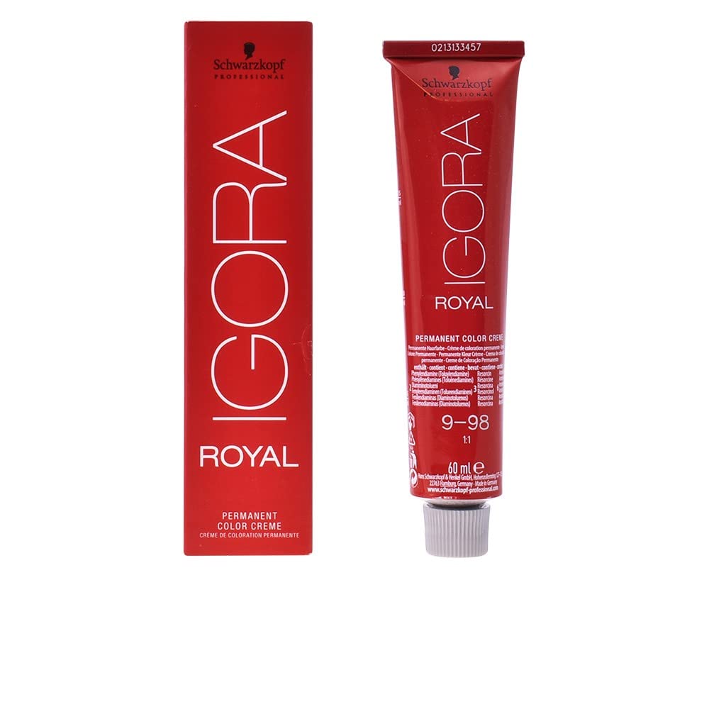 Schwarzkopf IGORA Royal Color 9-98 cream color creme for professional salon results in blonde tones