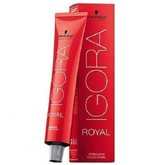 Schwarzkopf IGORA ROYAL dark brown result image shows rich color and even tone.