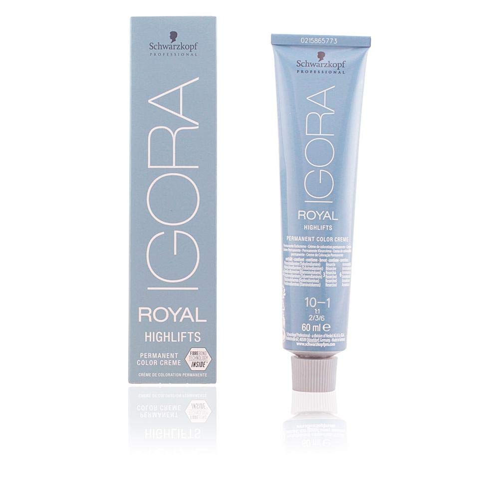 Schwarzkopf Igora Royal Highlifts packaging box showing 60 ml and UV protection.