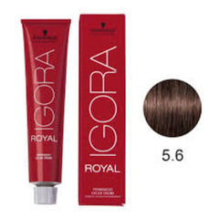 Schwarzkopf Igora Royal light brown chocolate swatches demonstrate even tone and natural depth.