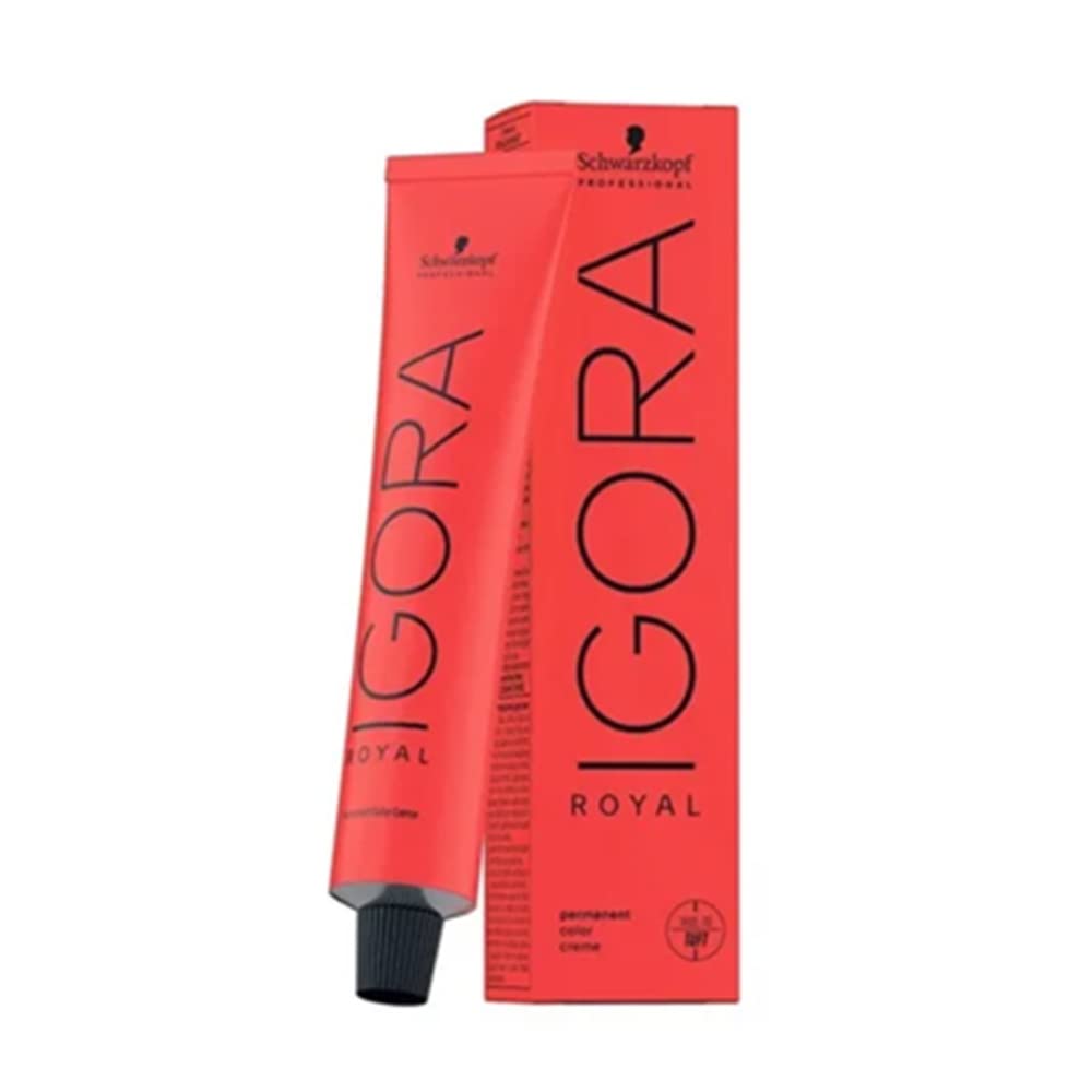 Schwarzkopf Igora Royal permanent color creme 9-55 packaging highlights premium professional color system.