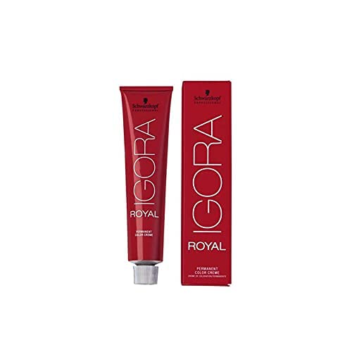 Schwarzkopf Igora Royal final shade close-up reveals copper glow.