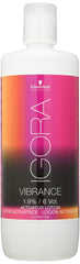 Schwarzkopf Igora Royal Vibrance Activator Lotion bottle pouring for even color development