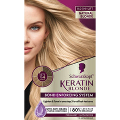 Schwarzkopf Keratin Blonde color cream for professional at-home lift and even blonde shade