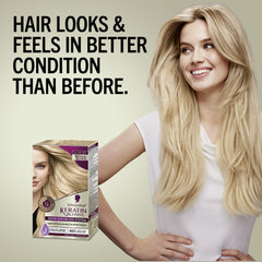 Schwarzkopf Keratin Blonde purple conditioner tones brass and adds lasting shine