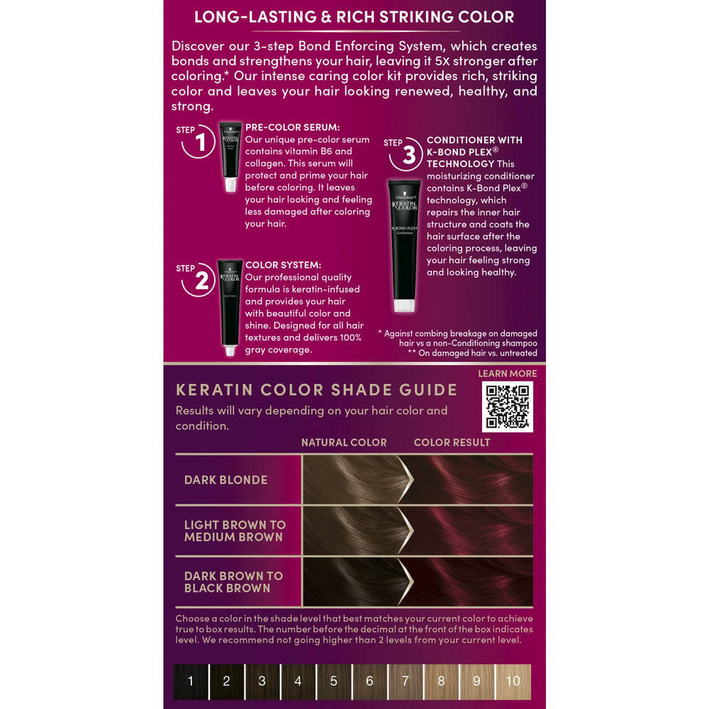 Schwarzkopf Keratin Color disposable gloves keep hands clean during application