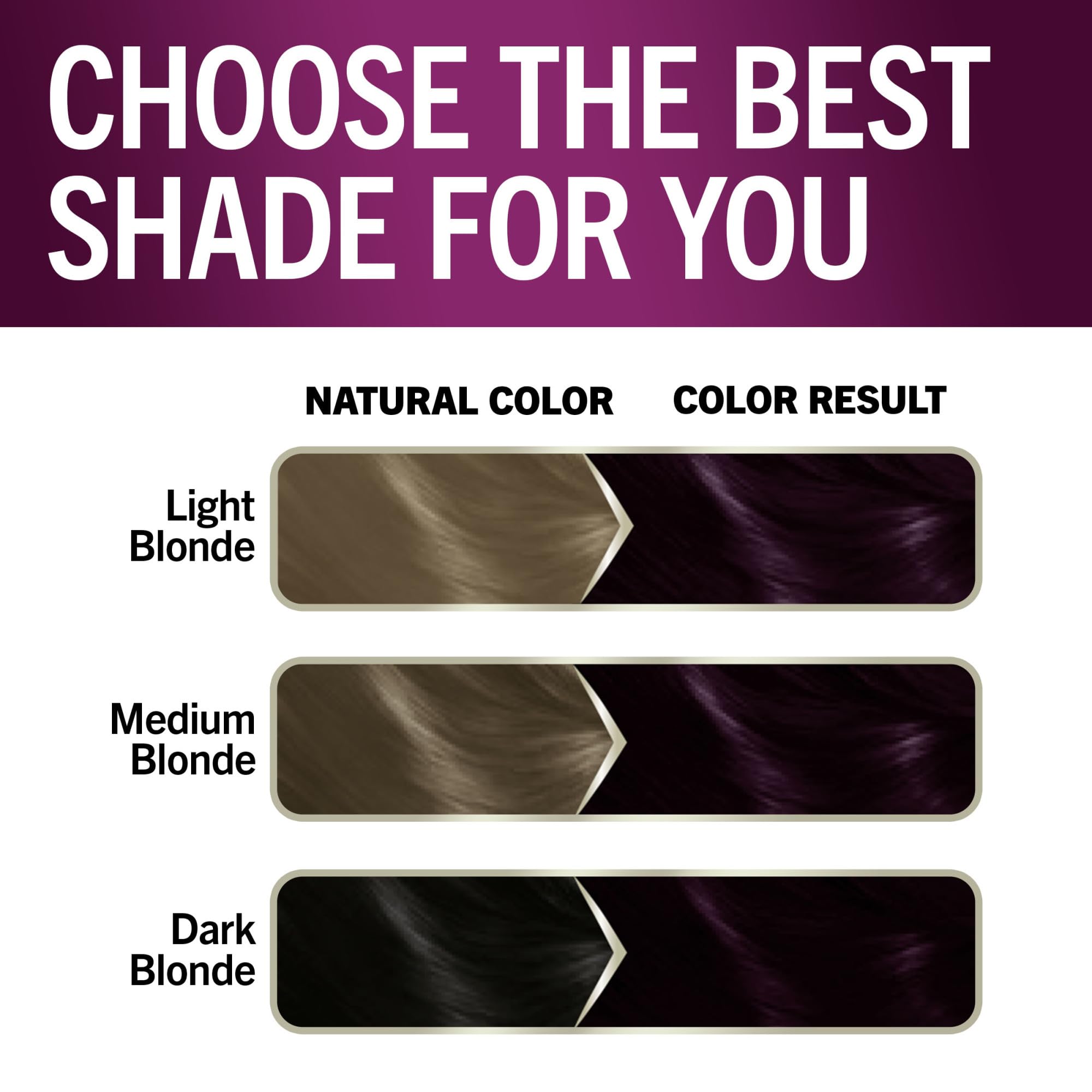 Schwarzkopf Keratin Color gray-coverage closeup showing even gray blend