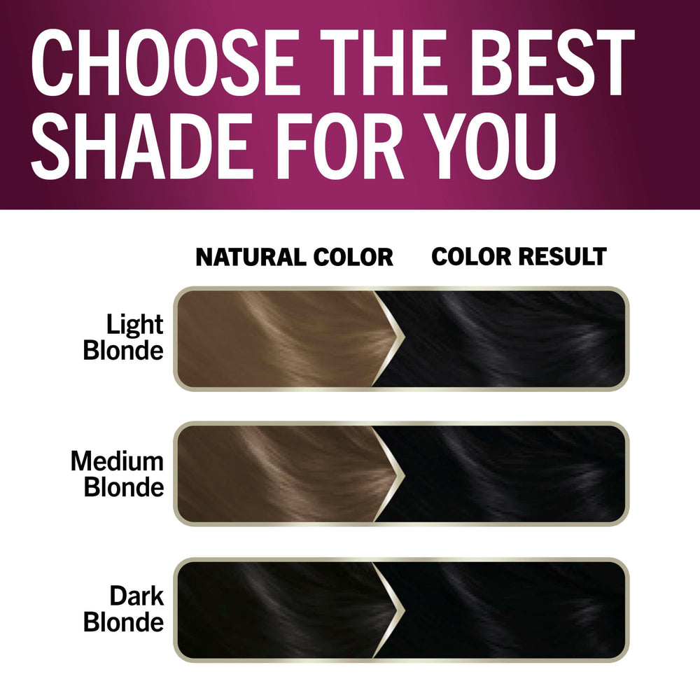Schwarzkopf Keratin Color after-color result showing vibrant, radiant hair.