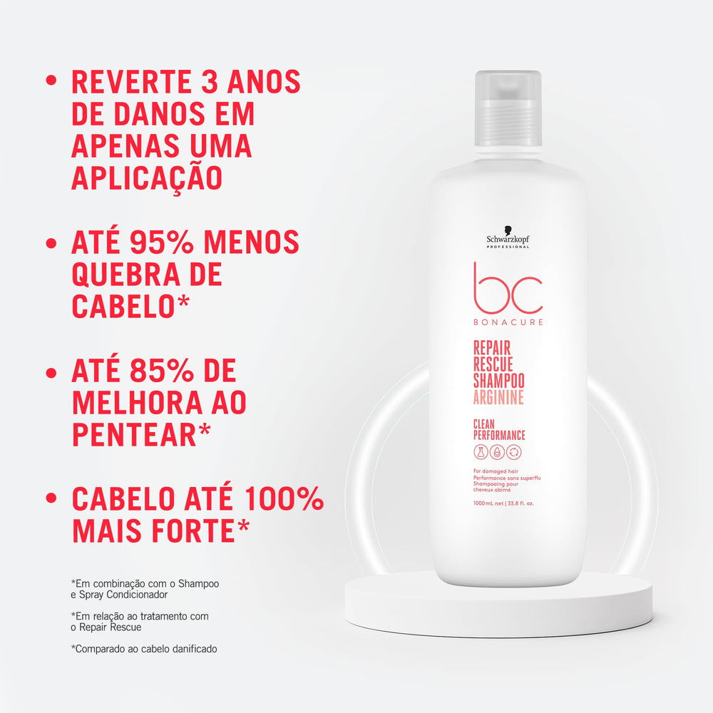 Schwarzkopf Professional Bonacure peptide rescue micellar shampoo 1000ml pack showcasing repair-focused hair care