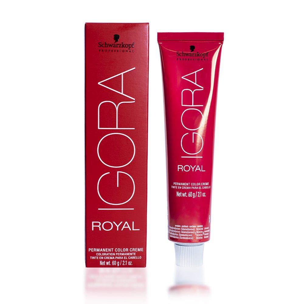 Schwarzkopf Professional Igora Royal bottle closeup highlighting rich, long-lasting color.