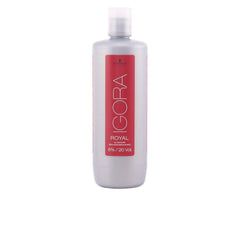 Schwarzkopf Royal IGORA activ 6% hair sample with pastel tones on bleached hair.