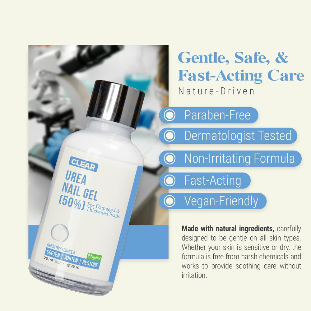 Scientific Solutions Global Urea 50 Nail Gel brush applicator for precise, quick-dry application