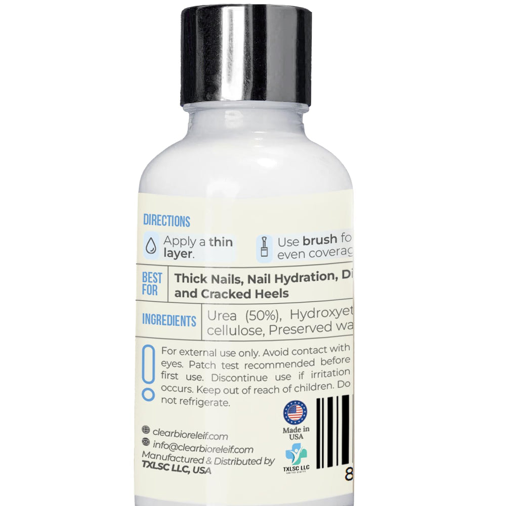 Scientific Solutions Global Urea 50 Nail Gel packaging showcases keratolytic emollient formula