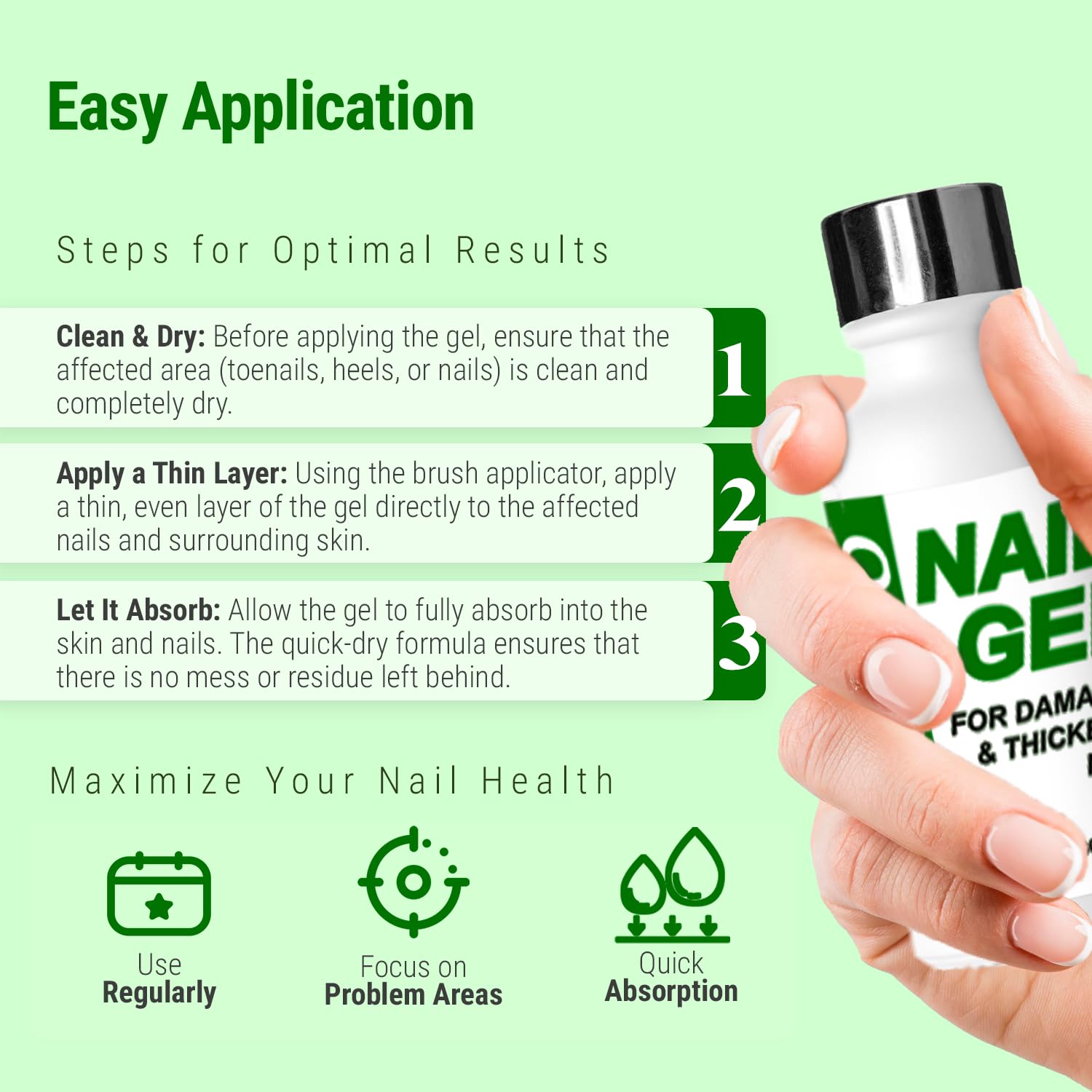 Scientific Solutions Global urea nail gel reduces nail thickness for easier care
