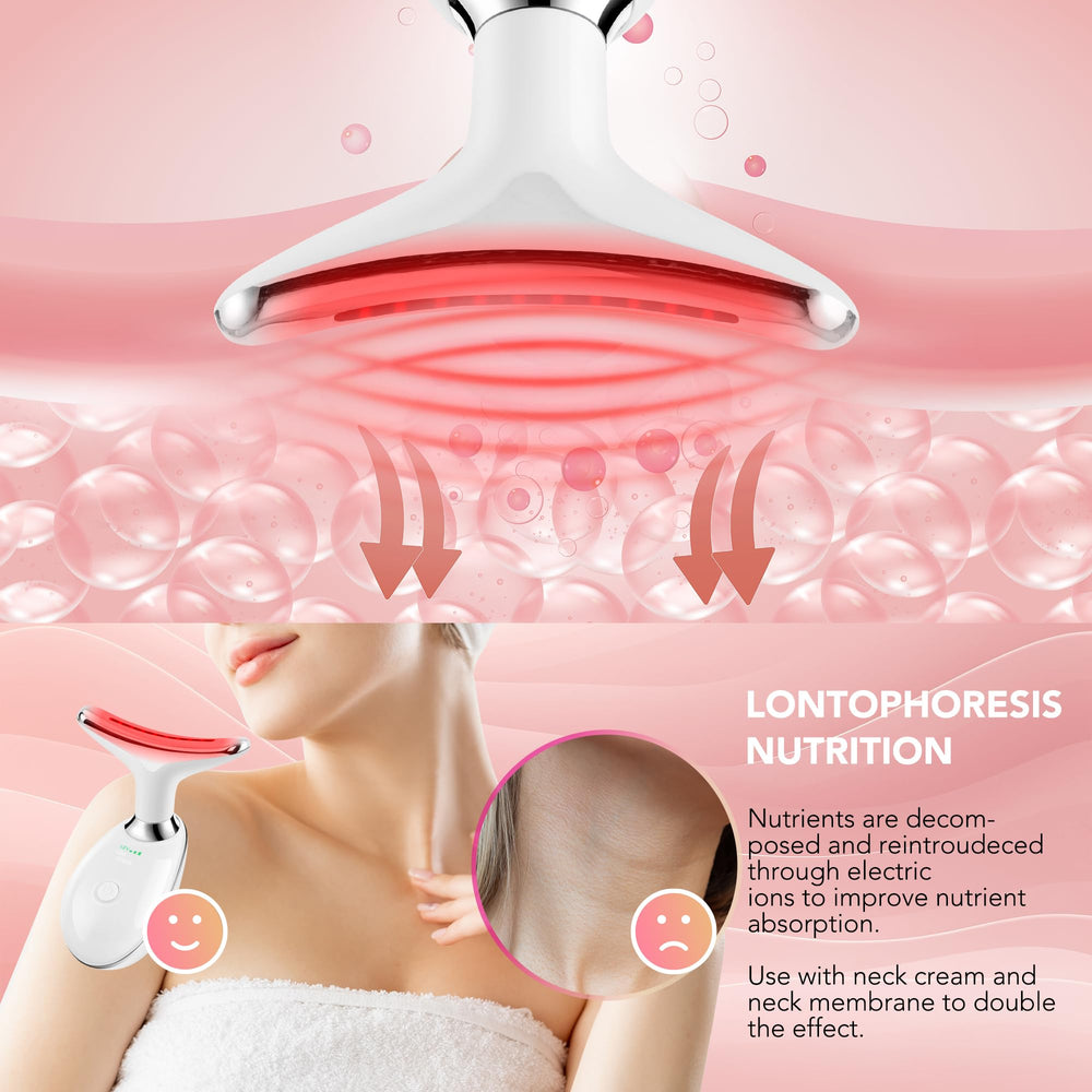 Scopck arc-head massage aids gentle facial contouring and product penetration.