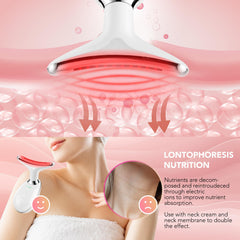 Scopck arc-head massage aids gentle facial contouring and product penetration.