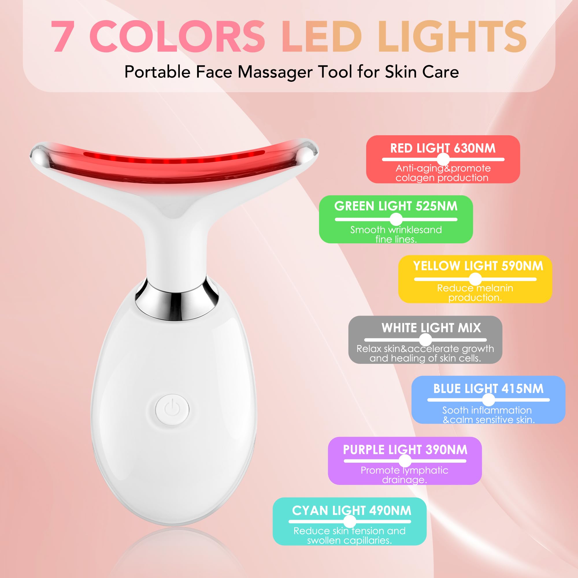 Scopck facial massager wand compact design fits in bag for on-the-go sessions.
