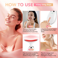 Scopck LED seven-color spectrum supports mood and skincare routines during treatment.