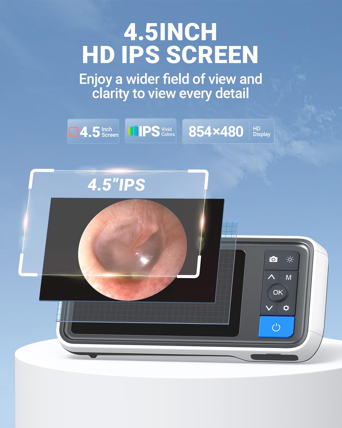 ScopeAround Otoscope silicone scoopers protect delicate ear canal.