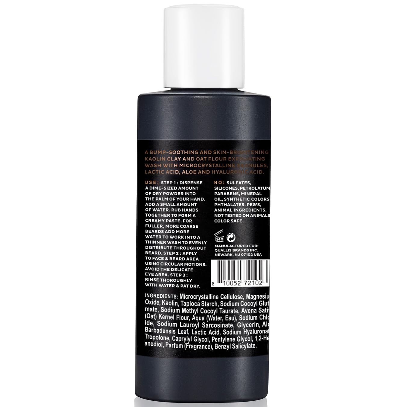 Scotch Porter manly scent notes of eucalyptus and citrus enhance grooming ritual.