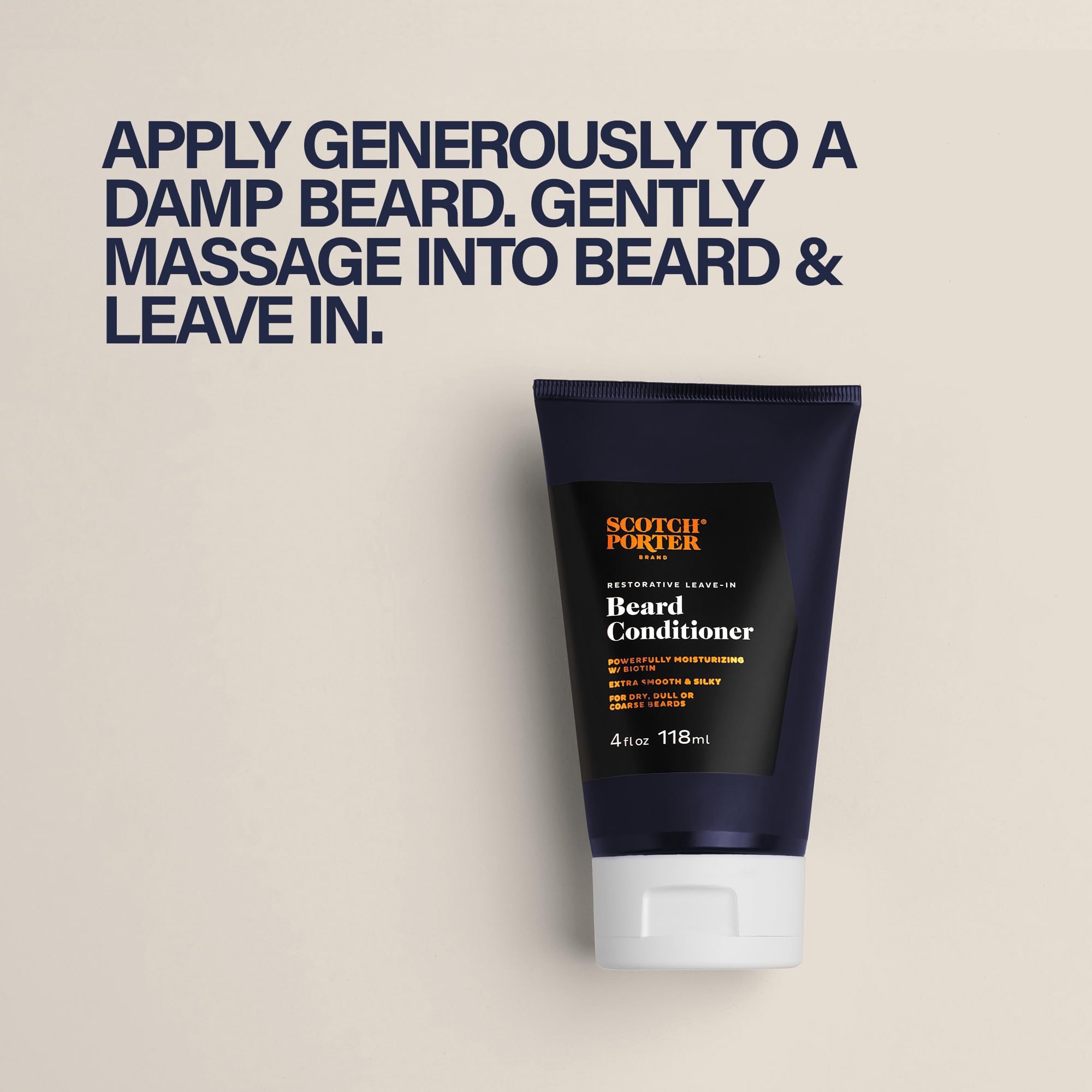 Scotch Porter restorative leave-in biotin liposomes highlighting moisture sealing