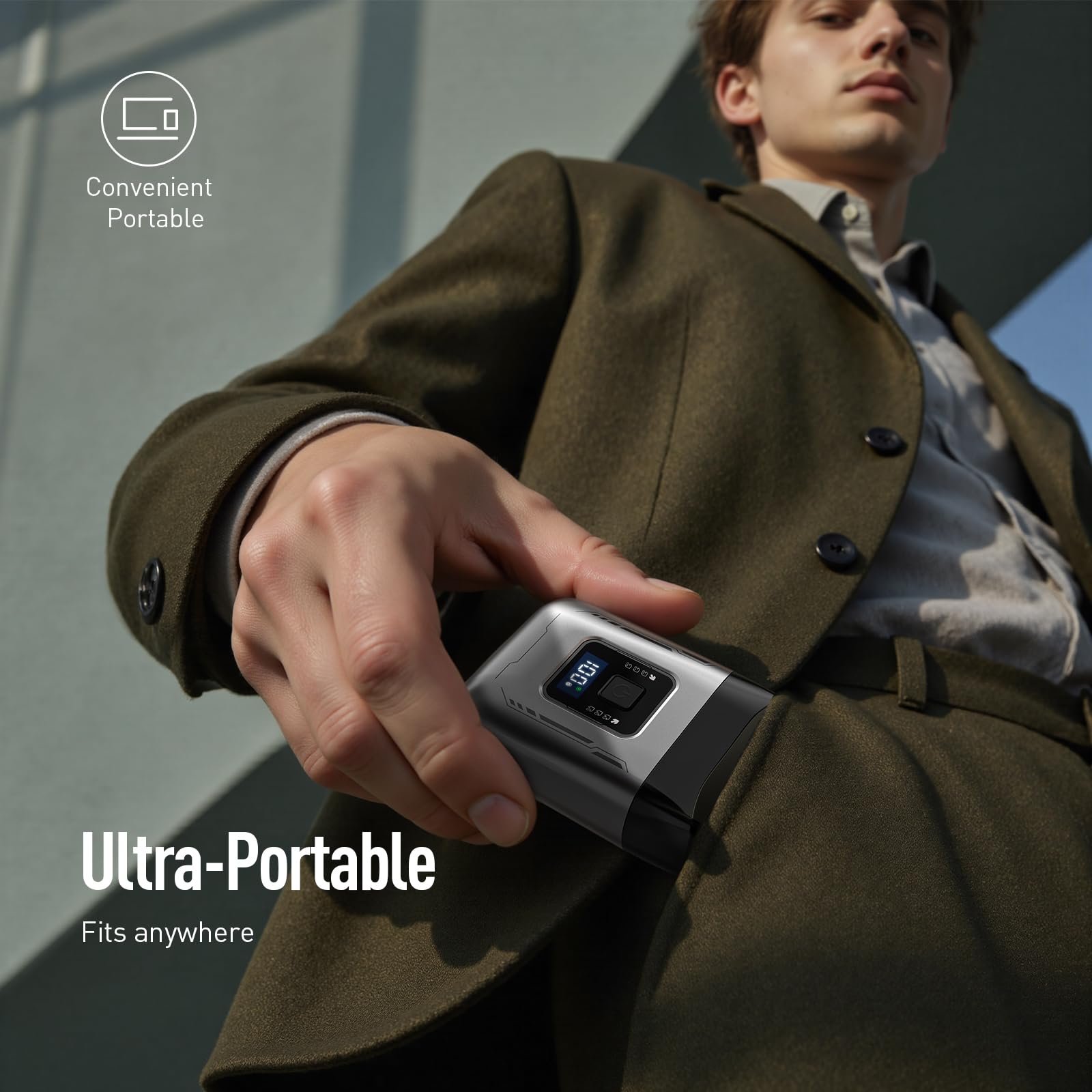Scrorui IPX7 waterproof design for wet or dry shaving and easy cleaning