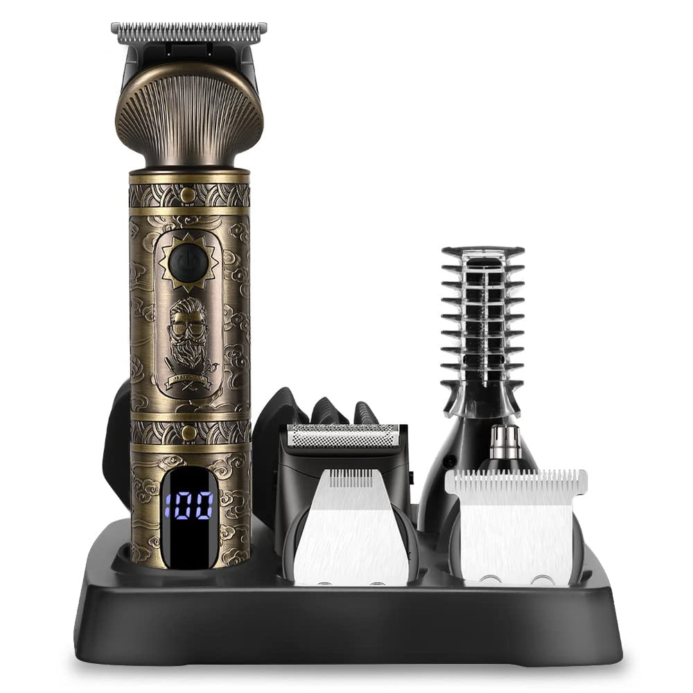 Scttomon cordless grooming kit ready for travel and on-the-go use.