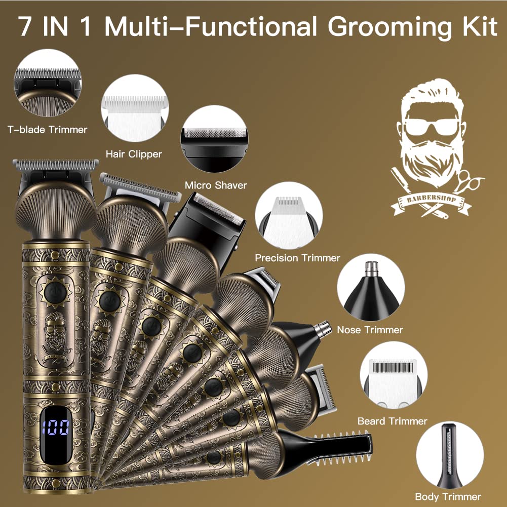 Scttomon hair clipper with guides for even trims.